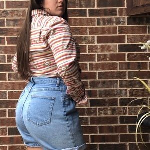 Western style button down top